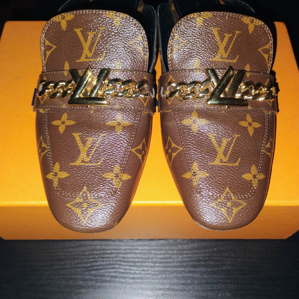 Louis Vuitton Brown Monogram Loafers